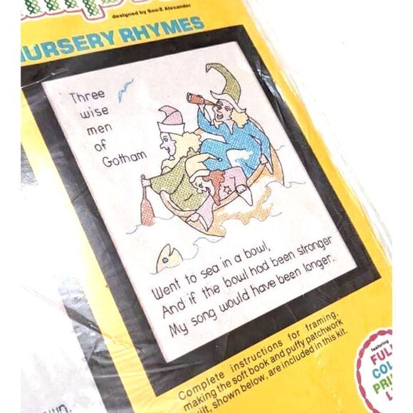 Soo-z Sampler Kit S154 Nursery Rhymes Sealed Jack And Jill Three Wise Men VTG - Picture 5 of 6